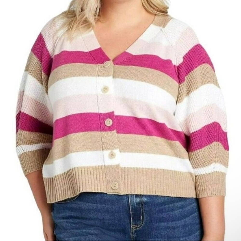 Lane Bryant Cropped Cardigan